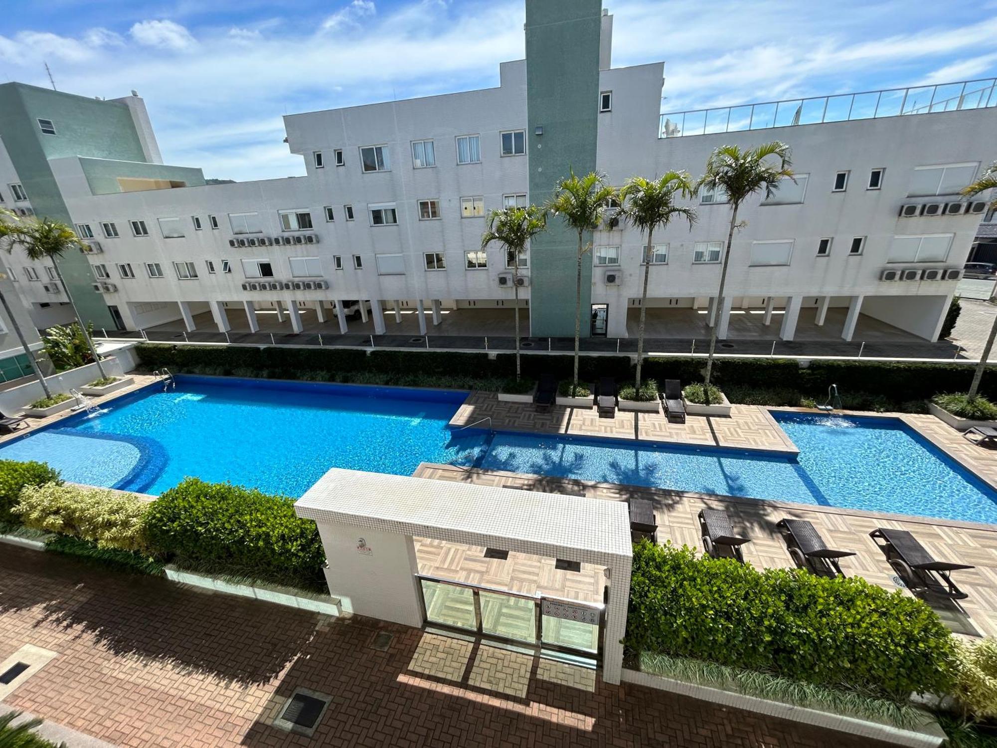 Apartamento De Frente Para Piscina, Com Vista Para O Mar Apartment Florianópolis Екстериор снимка