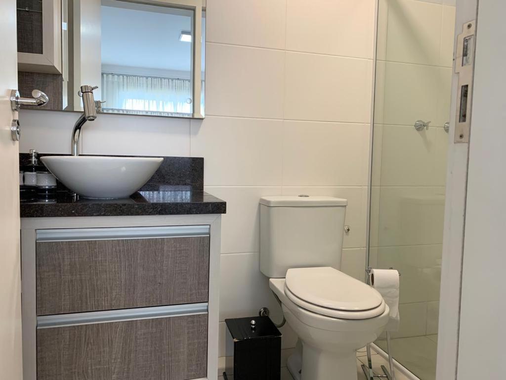 Apartamento De Frente Para Piscina, Com Vista Para O Mar Apartment Florianópolis Екстериор снимка